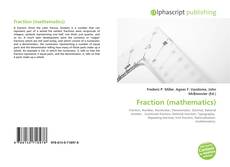 Couverture de Fraction (mathematics)