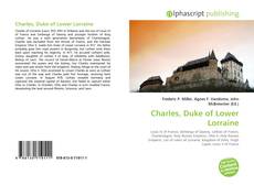 Couverture de Charles, Duke of Lower Lorraine