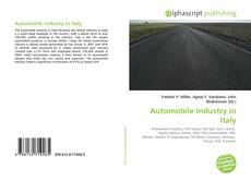Couverture de Automobile Industry in Italy