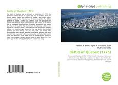 Обложка Battle of Quebec (1775)