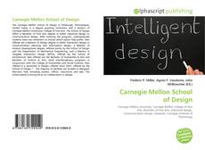 Couverture de Carnegie Mellon School of Design