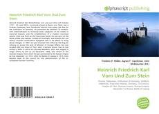 Capa do livro de Heinrich Friedrich Karl Vom Und Zum Stein 