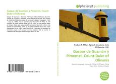 Capa do livro de Gaspar de Guzmán y Pimentel, Count-Duke of Olivares 