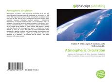 Couverture de Atmospheric circulation