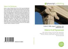 Couverture de Hiero II of Syracuse
