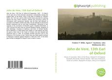 Couverture de John de Vere, 13th Earl of Oxford