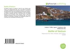 Couverture de Battle of Notium