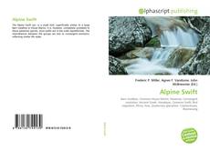 Couverture de Alpine Swift