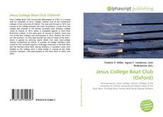 Couverture de Jesus College Boat Club (Oxford)
