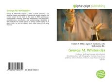 Обложка George M. Whitesides