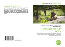 Capa do livro de Languages of South Africa 