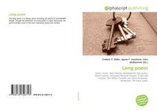 Обложка Long poem