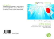 Portada del libro de ceiling balloon