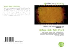 Portada del libro de Before Night Falls (Film)