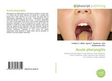Buchcover von Acute pharyngitis