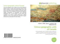 Census geographic units of Canada的封面