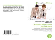 Architect Registration Examination的封面