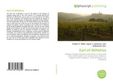 Portada del libro de Earl of Wiltshire