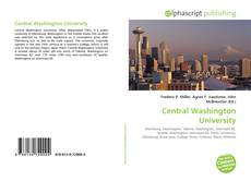 Capa do livro de Central Washington University 