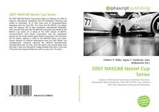 Portada del libro de 2007 NASCAR Nextel Cup Series