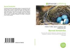 Buchcover von Barred Antshrike