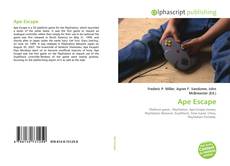Bookcover of Ape Escape