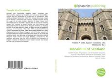 Bookcover of Donald III of Scotland