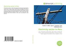 Bookcover of Electricity sector in Peru
