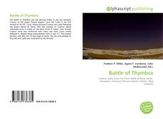 Couverture de Battle of Thymbra