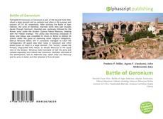 Buchcover von Battle of Geronium