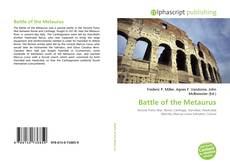 Portada del libro de Battle of the Metaurus