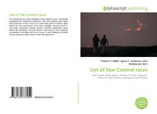Buchcover von List of Star Control races