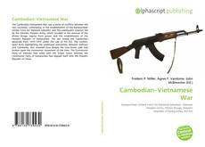 Bookcover of Cambodian–Vietnamese War
