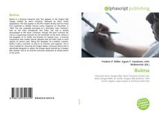 Portada del libro de Bulma