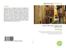 Couverture de Antony