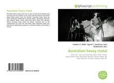 Borítókép a  Australian heavy metal - hoz