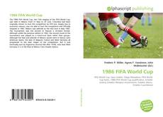 Bookcover of 1986 FIFA World Cup