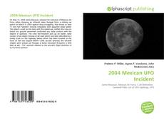 Bookcover of 2004 Mexican UFO Incident