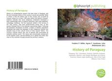 Borítókép a  History of Paraguay - hoz
