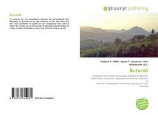 Bookcover of Burundi