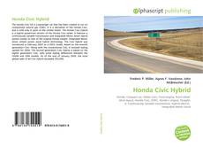 Bookcover of Honda Civic Hybrid