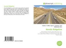 Bookcover of Honda Ridgeline