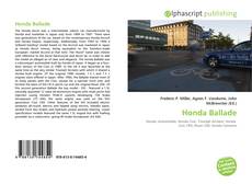 Couverture de Honda Ballade