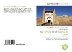 Couverture de Government of Iraq from 2006