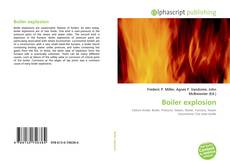 Bookcover of Boiler explosion