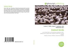 Copertina di Extinct birds