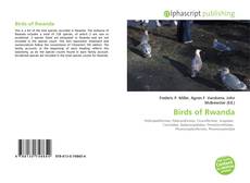 Portada del libro de Birds of Rwanda