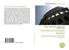 Обложка Final War of the Roman Republic