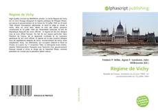 Copertina di Régime de Vichy