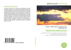 Bookcover of Relativité Restreinte